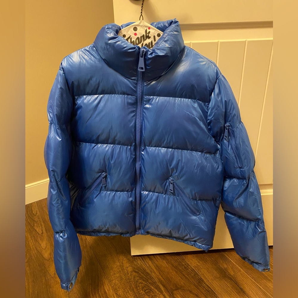 Blue Puffer Winter Coat